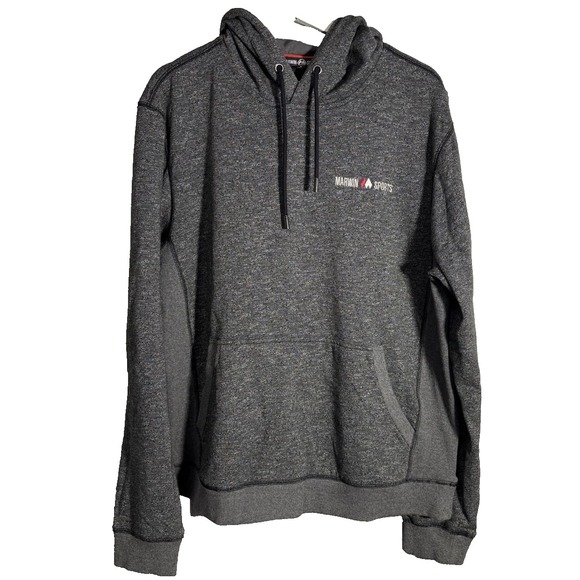 MARWIN SPORTS Other - Marwin Sports Mens Hoodie‎ Large L Gray Pullover Sweatshirt Kangaroo Pocket L